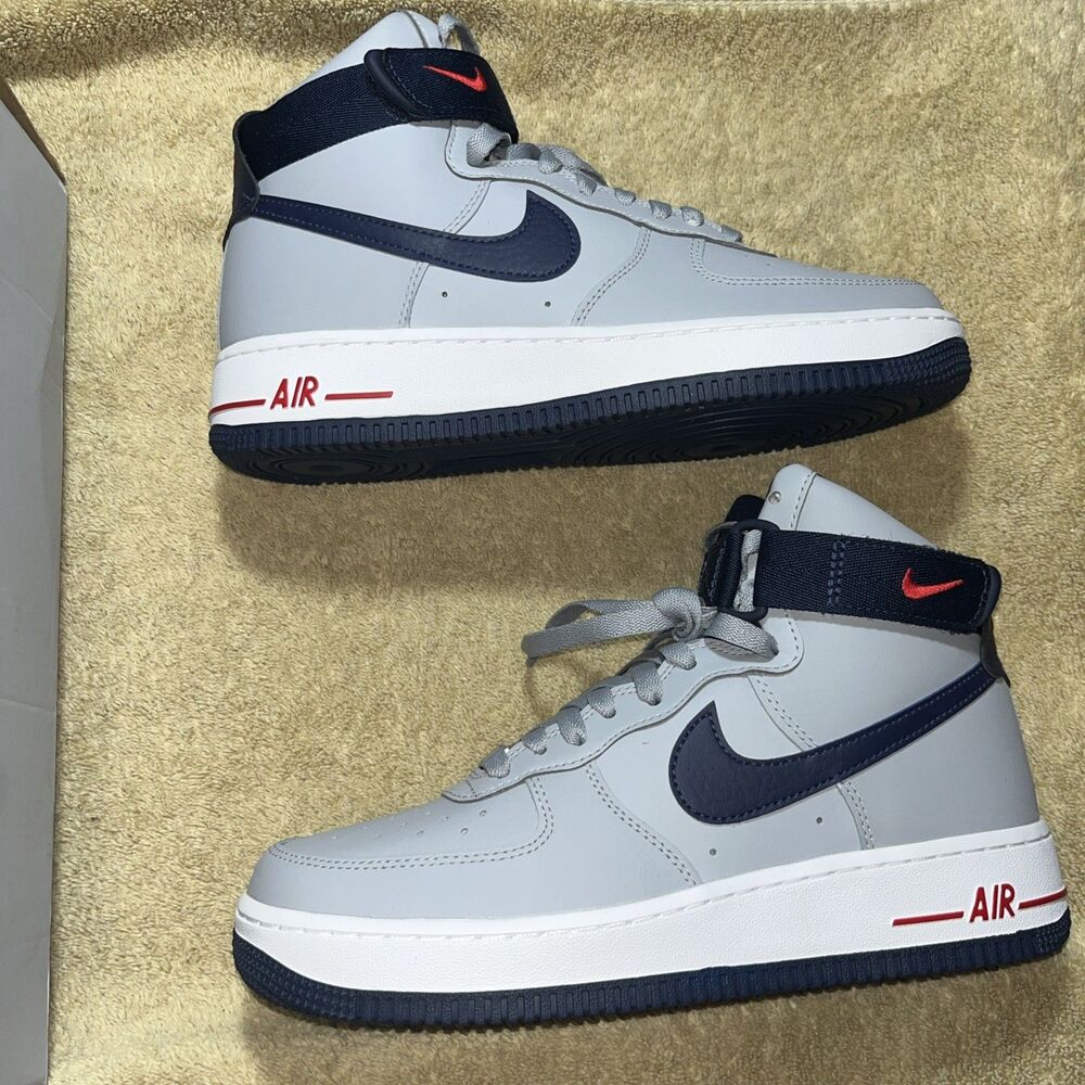 Size 8.5 - Nike Air Force 1 High New England Patriots W Super Bowl Delight